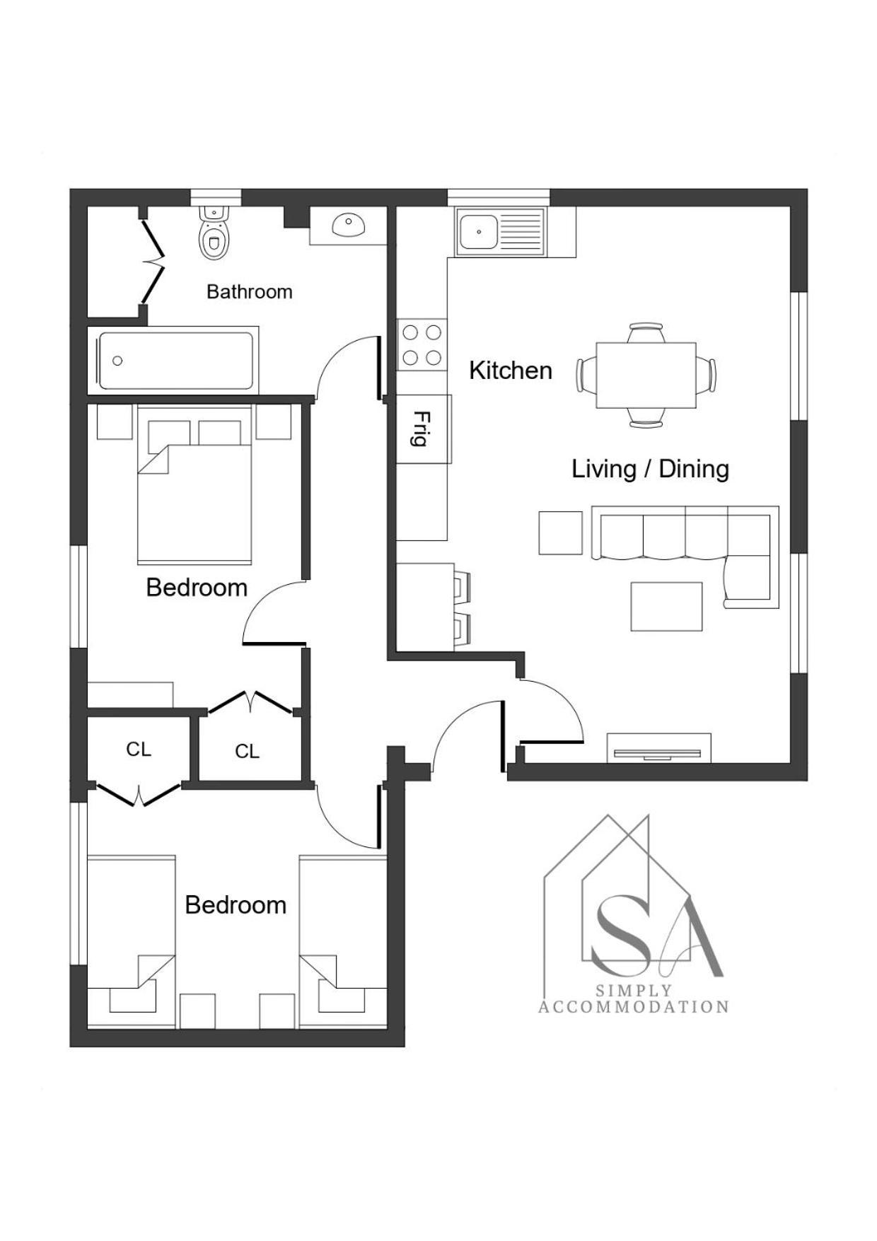 Spacious 2Br Flat - 2 Free Parking Spaces - Near Lgw Airport Crawley (West Sussex) Exterior foto